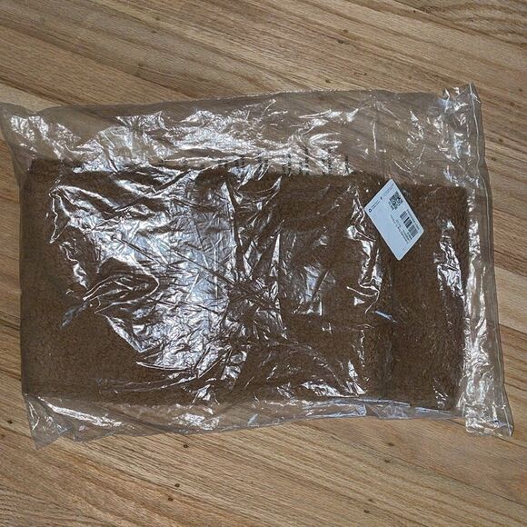 LULULEMON CUSTOMIZABLE SNAP fleece SCARF BOLD BEIGE TAN BROWN camel skinny NWT - Picture 2 of 5